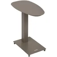 Hespéride Ovale bijzettafel voor in de tuin van aluminium VENUZIA