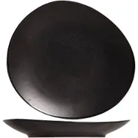 Cosy & Trendy Gebaksbordjes / Kleine Bordjes Vongola Black - 15 x 14 cm - 4 Stuks