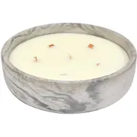 Konges Sløjd Atmosphera Sao Citronella Geurkaars in keramische pot - Ø28xH8cm - 1100g - Brandtijd 15u