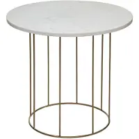 Atmosphera Créateur d'intérieur® set van 2 salontafels marmer wit