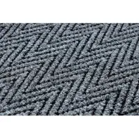 Rugsx Ruitenwisser anti slip 100 cm MAGNUS 2954 Zigzag extern, intern, op een rubber - grijskleuring 100x160 cm