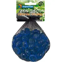 Superfish Aquarium Decoratie Kiezelstenen Blauw 300 G