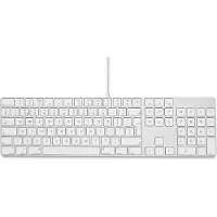 LMP USB-C Wired Keyboard - Mac Layout NUM- NL - Aluminium - Silver