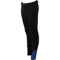QHP - Rijbroek Junior - Knie Grip - Black - Maat 140