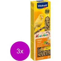 Vitakraft Kanarie Kracker 2 stuks - Vogelsnack - 3 x Honing