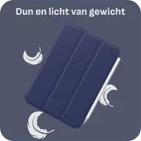 Cazy tablet Hoes geschikt voor iPad Mini 7 (2024) - TriFold Bookcase - Blauw