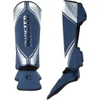 Booster Kickboks Scheenbeschermers Bangkok - Blauw/ZILVER - maat S