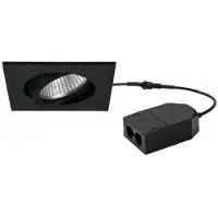 Brumberg Loop-S LED inbouwspot 927 dimbaar zwart Loop-S,, zwart, Woon-/ Eetkamer, Kunststof, Modern, Winkel inbouwlampen