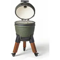Moddern - Green Original - aluminium hout-look poten met wielen met rem - 8 tot 12 personen