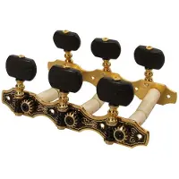 Salvador Cortez MH097GK-A1B Originele Stemmechanieken Set Goud met Zwarte Knoppen voor Modellen 60, 80, 90, 110 en 130