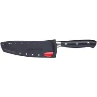 Masterclass - Santokumes 12cm, Zelfscherpend - RVS - Duurzaam - Santoku Knife - MasterClass EdgeKeeper
