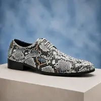 Lureaux Santino Snake - - Nette Kleurrijke Schoenen Met - Of Zonder - Print - Heren