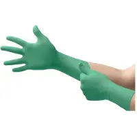 Multi AlphaTec 87-104 natuurrubberen handschoen zwart maat 9,5/L (1 paar)