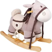 Small Foot Houten Hobbelpaard - Sheriff - Wit/bruin