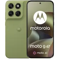 Motorola Moto G67 5G smartphone, 8GB RAM, 128GB opslag, kleur: olijfgroen