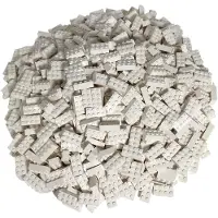 LEGO 2x4 bakstenen Wit - 50 stuks - Witte bakstenen 3001 (3001, Accessoires)