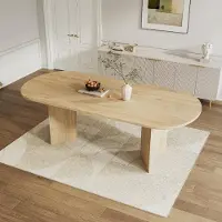 STILVORA Eettafel - Uitschuifbaar Met Afgeronde Hoeken - Voor 4 Tot 8 Personen In Eetkamer - MDF - 140 180x90 Cm - Eiken