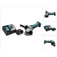 Makita DGA 452 RT1 accu haakse slijper 18 V 115 mm + 1x accu 5,0 Ah + oplader