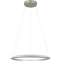 TRIO Hanglamp Amador nikkel Ø 75cm