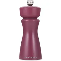 Cole & Mason Peper- of zoutmolen KENTON 15 cm, donker paars, hout,