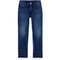 Scotch & Soda Boys The Dean Loose-tapered Jeans—abstract Blue Abstract Blu Maat: 7 | Spijkerbroeken Outlet | Unisex | Blauw