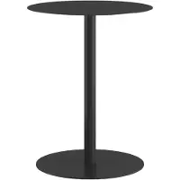 En.casa Bijzettafel Nastätten rond 50x40 cm zwart []