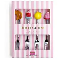 Blond Amsterdam , Even Bijkletsen: Vorkjes, set van 4