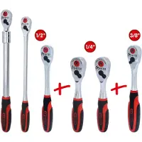 Ks Tools 935.0006 935.0006 Omschakelratelset 1/4, 3/8, 1/2