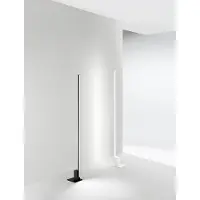 Perenz SYNCRO, witte LED-vloerlamp van metaal, hoogte 168 cm,