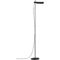 Perenz Moderne LED-vloerlamp van matzwart metaal, 24 W, kleurtemperatuur instelbaar van 3000-4000-6000 K, verstelbare lampkop, in hoogte verstelbaar, minimalistisch design -