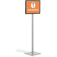 Durable Infostandaard INFO SIGN STAND BASIC met 2 magnetische infoframes DURAFRAME MAGNETIC- metaal - voor A3 formaat - antraciet/grijs