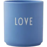 Design Letters favoriete mok 25 cl Love-sky blue