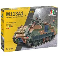 Wittmax Modelbouwpakket Militaire voertuigen - 6753 M113A1 - Militair Gepantserd Personeels Voertuig Plastic - 1:35 - Modelbouw
