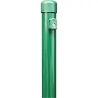Alberts 615437 Schuttingpaal voor gaashekken | sendzimir verzinkt, groen geplastificeerd | lengte 2250 mm | paal Ø 38 mm