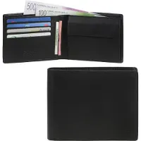 Esquire portemonnee Slim Wallet Black zwart