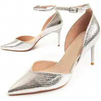 Montevita hakschoen Festshoe6 In Zilver