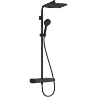 Hansgrohe Activera Q - Doucheset met thermostaat, 29 x 18 cm, 2 straalsoorten, EcoSmart+, matzwart 28649670