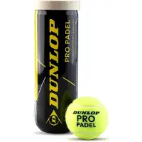Dunlop - PRO PADEL 3PET - Unisex -Padelballen - Geel