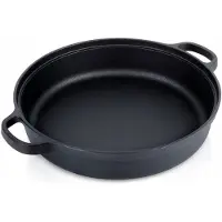 Artemis Gietijzeren Koekenpan 30cm - Diep, Geschikt voor Gas, Inductie, Oven