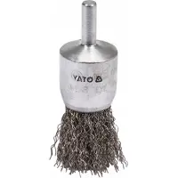 YATO Inox Draad Borstel 25mm met Schacht voor Metaalbewerking
