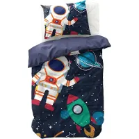 Royal Textile Dekbedovertrek Kinderen Ruimtevaarder - Single - 140 x 200/220 + 1 x Kussensloop 60 x 70