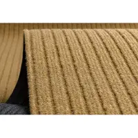Rugsx Ruitenwisser anti slip per strekkende meter CEYLON extern, intern, op een rubber - kokosnoot bruin 0226 200cm 200x390 cm