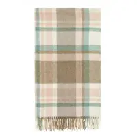Bronte by moon Plaid Portree Beige Roze - Merino lamswol - 140x185 - Bronte by Moon Scotland