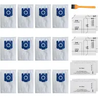 INF 12-Pack Stofzuigerzakken Compatibel met Miele GN Serie S8/C1/C2/C3