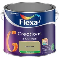 Flexa - Creations Muurverf Extra Mat - Olive Tree - Mengverf - 2,5 L