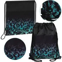 Starpak Zwarte Panterka Shopper Tas - Schooltas 36x46 cm