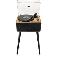 Lenco LS-570OK - Platenspeler met ingebouwde speakers en Bluetooth - Platenspeler op poten - Eikenhout