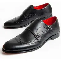 Purapiel (Zwart, 44) Klassieke Leren Schoen Voor Heren. Imperi4 99009