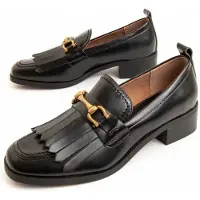 Montevita Heel Mocassin Megane In Zwart