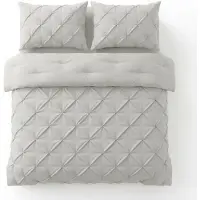 Royal Textile Lazy dekbed zonder overtrek Pintuck - Excl. kussensloop - Off White - 140x200